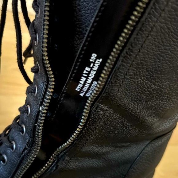 Demonia Dynamite vegan leather boots with star cut out in heel size 8 - Picture 6 of 10